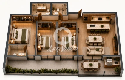Apartamento T3 para Venda em Ferreiros, Prozelo e Besteiros