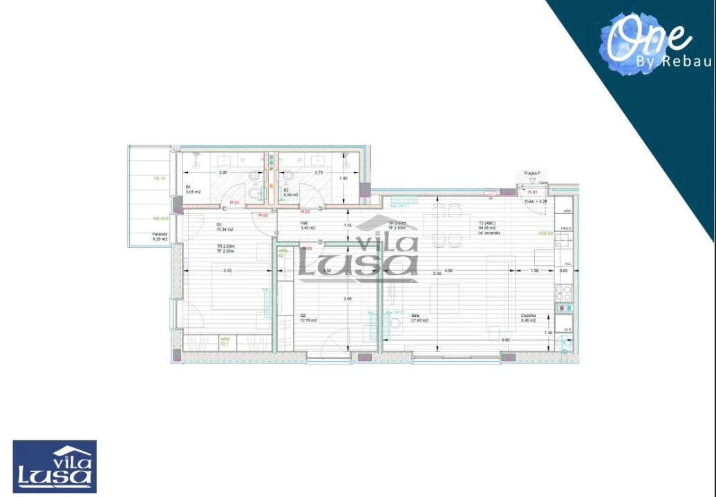 Apartamento T2 para Venda em Pedroso e Seixezelo Foto 5