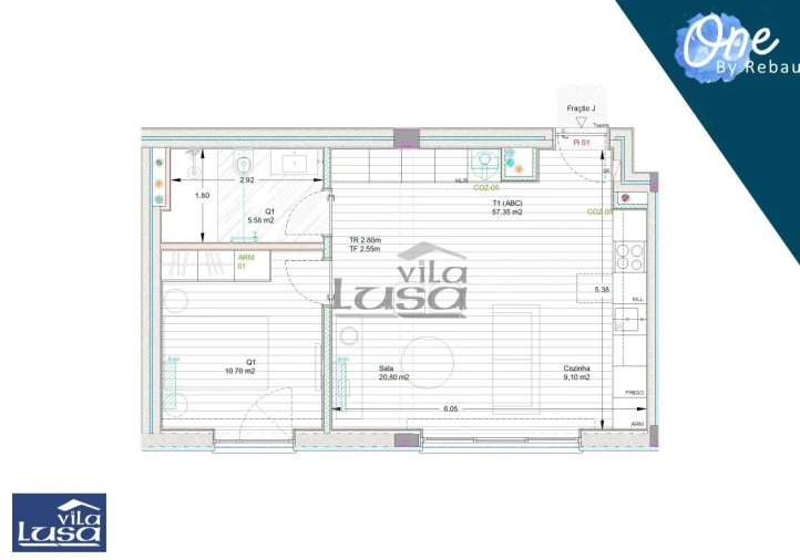 Apartamento T1 para Venda em Pedroso e Seixezelo Foto 6