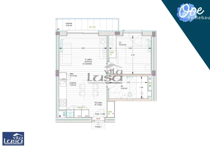 Apartamento T1 para Venda em Pedroso e Seixezelo Foto 5