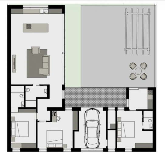 Moradia T3 para Venda em Esgueira Planta 1