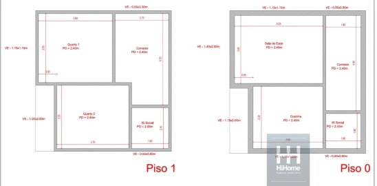 Moradia T2 para Venda em Campanario