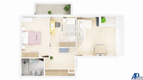 Apartamento T2 para Venda em Penha de França