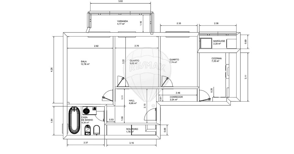 Apartamento T2 para Venda em Penha de França Foto 28