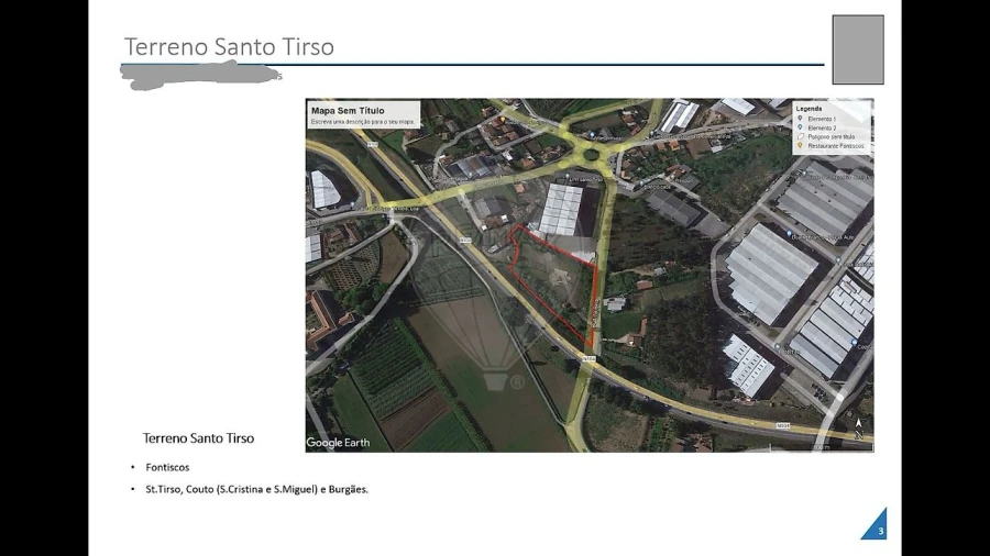 Terreno para Venda em Santo Tirso, Couto (Santa Cristina e São Miguel) e Burgães