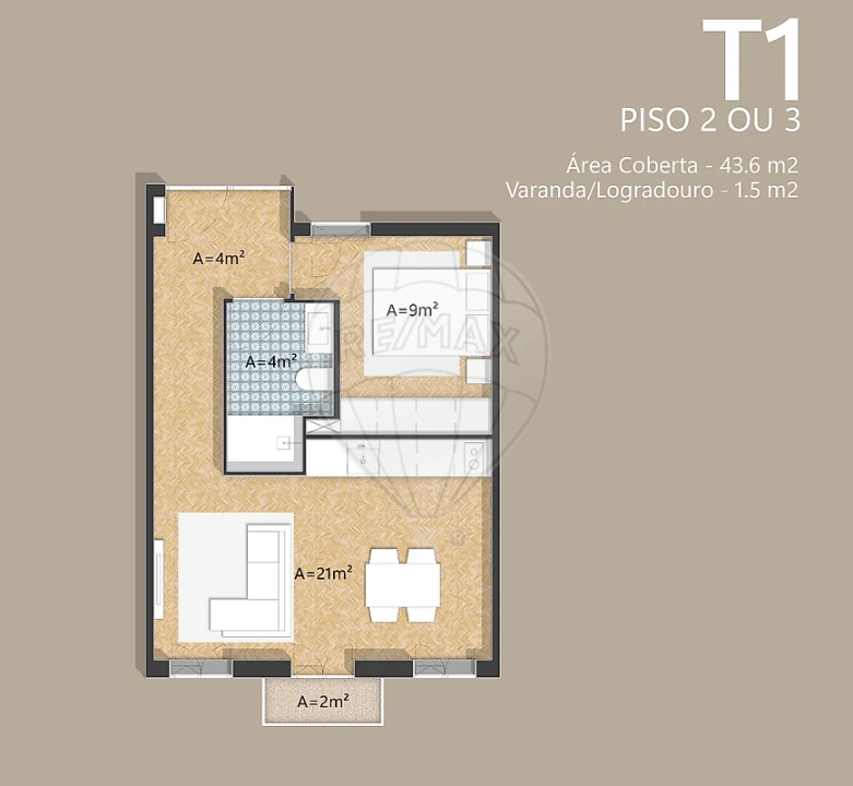 Apartamento T1 para Venda em Bonfim Foto 6