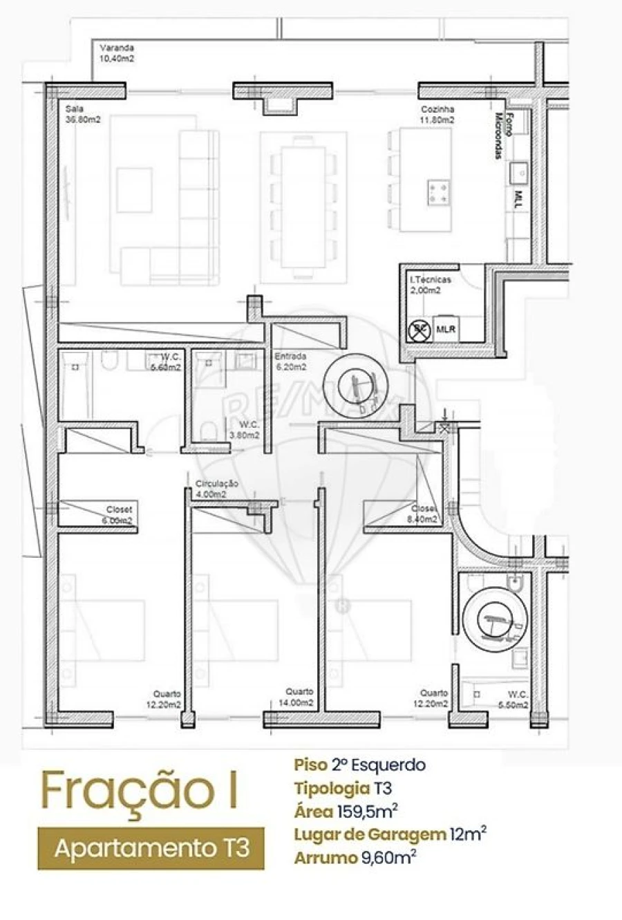 Apartamento T3 para Venda em Pedroso e Seixezelo Foto 18