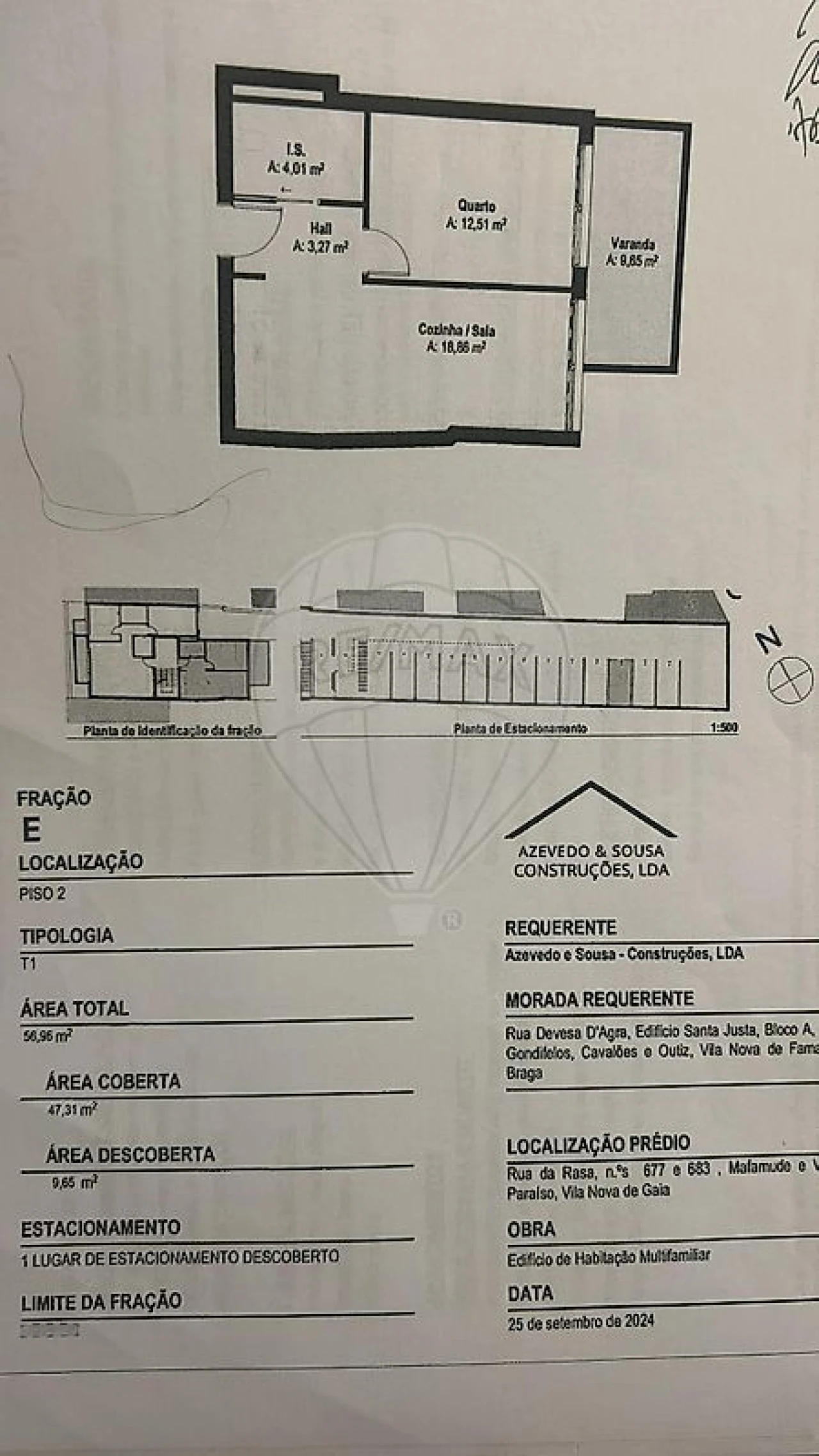 Apartamento T1 para Venda em Mafamude e Vilar do Paraíso Foto 7