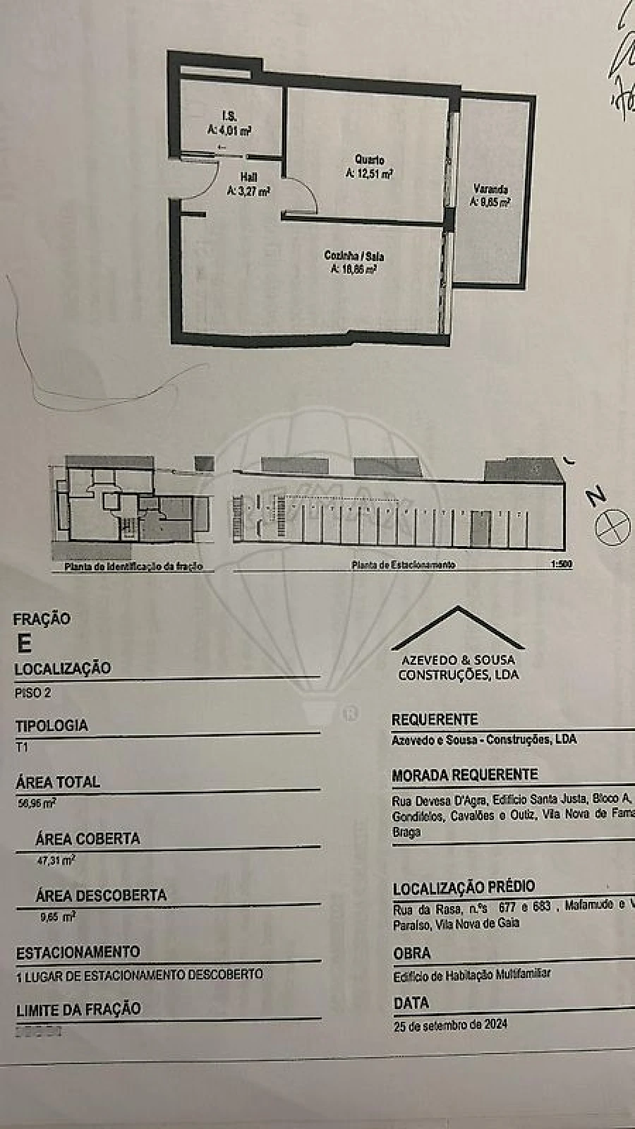 Apartamento T1 para Venda em Mafamude e Vilar do Paraíso Foto 7
