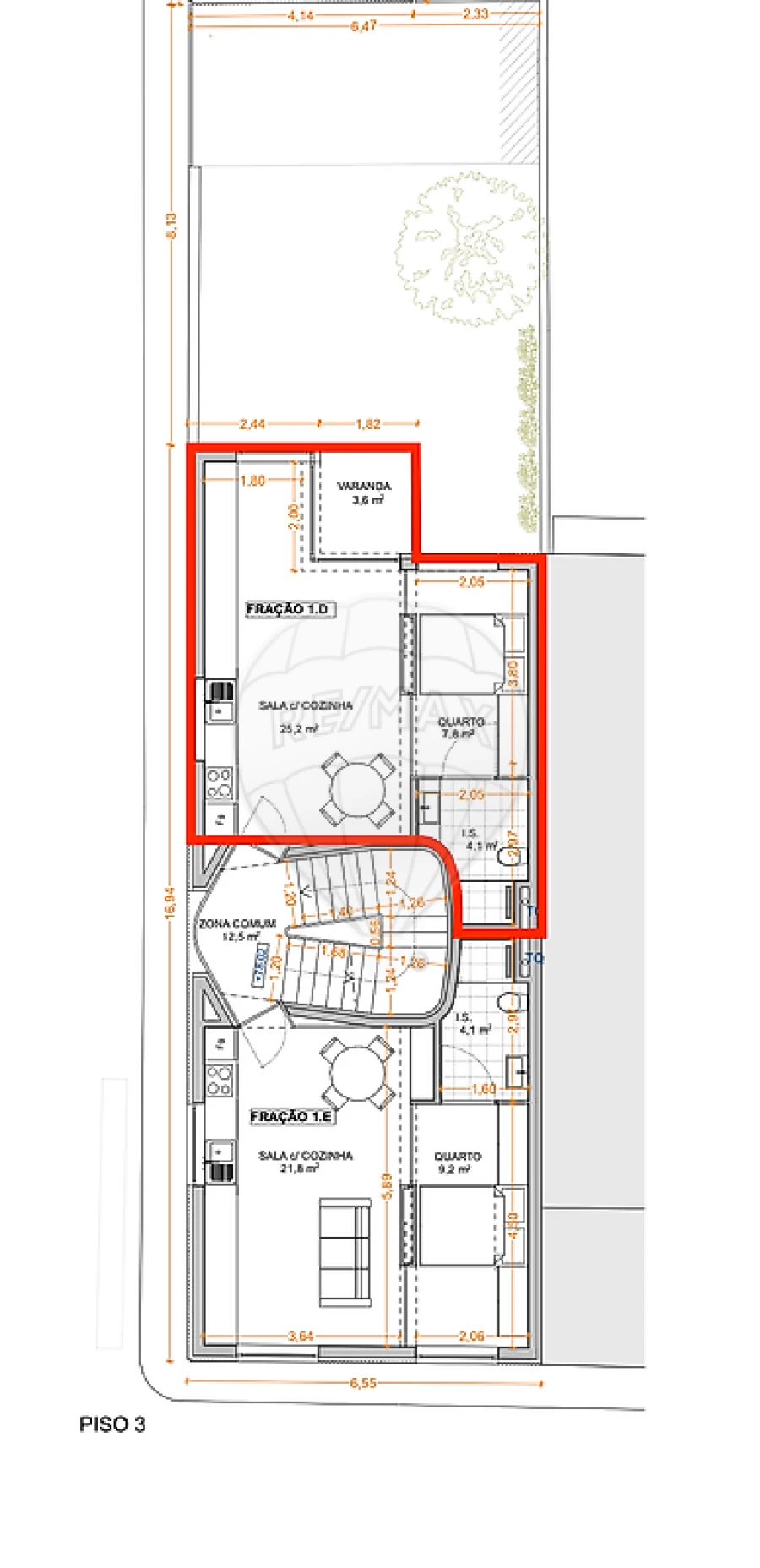 Apartamento T0 para Venda em Ramalde Foto 5
