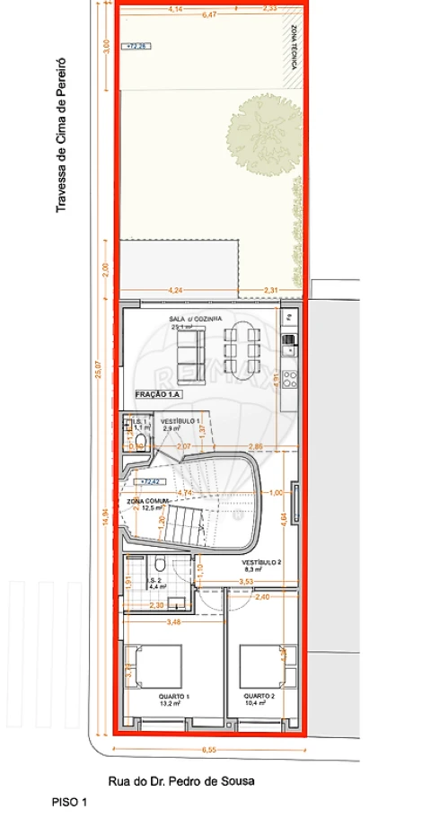 Apartamento T2 para Venda em Ramalde