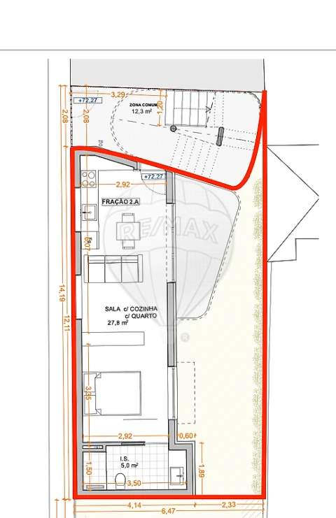 Apartamento T0 para Venda em Ramalde