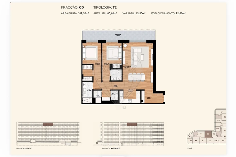 Apartamento T2 para Venda em Canidelo Foto 18