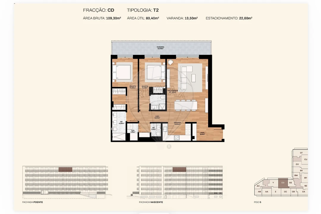 Apartamento T2 para Venda em Canidelo Foto 18