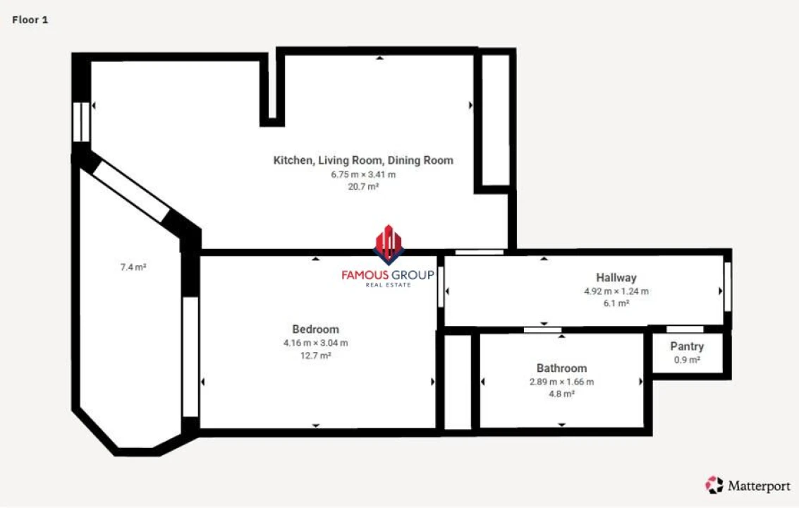 Apartamento T1 para Venda em Portimão Foto 37