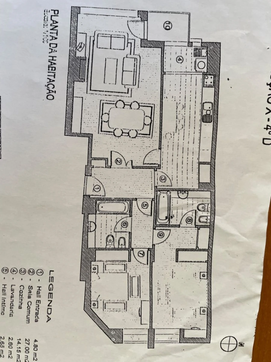 Apartamento T2 para Venda em Alfena Planta 1