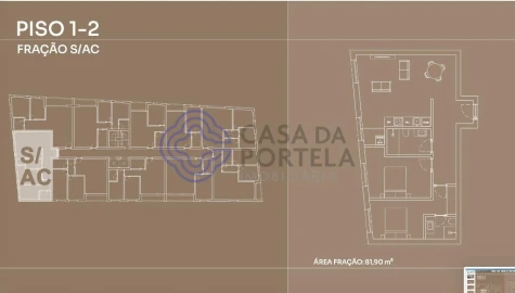 Apartamento T2 para Venda em Canidelo