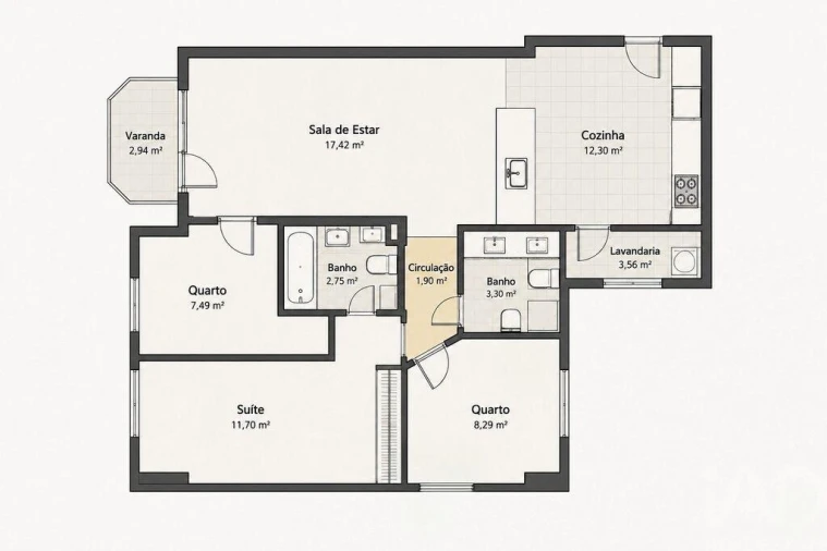 Apartamento T3 para Venda em Aldoar, Foz do Douro e Nevogilde Foto 34