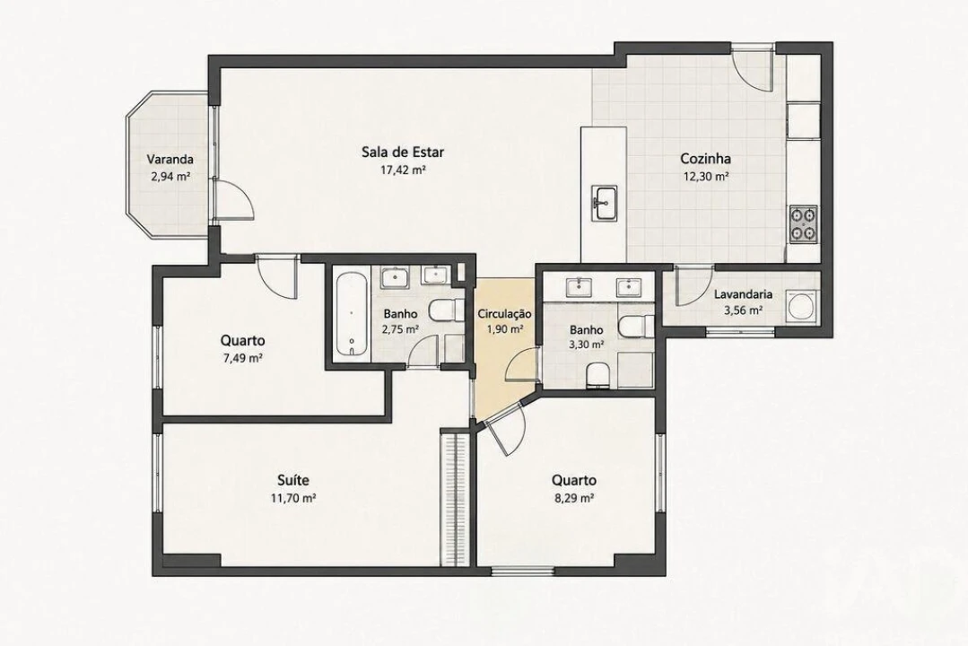 Apartamento T3 para Venda em Aldoar, Foz do Douro e Nevogilde Foto 34