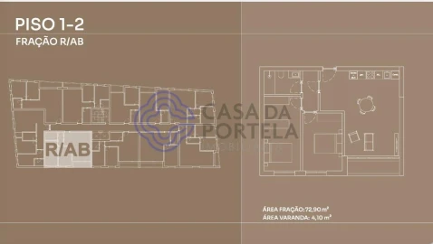 Apartamento T2 para Venda em Canidelo