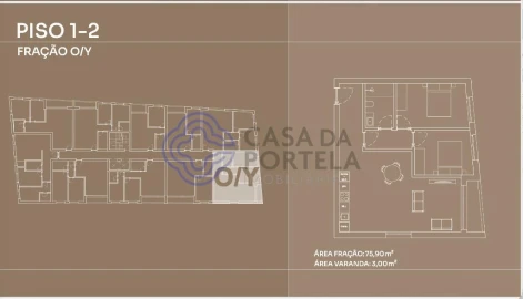 Apartamento T2 para Venda em Canidelo
