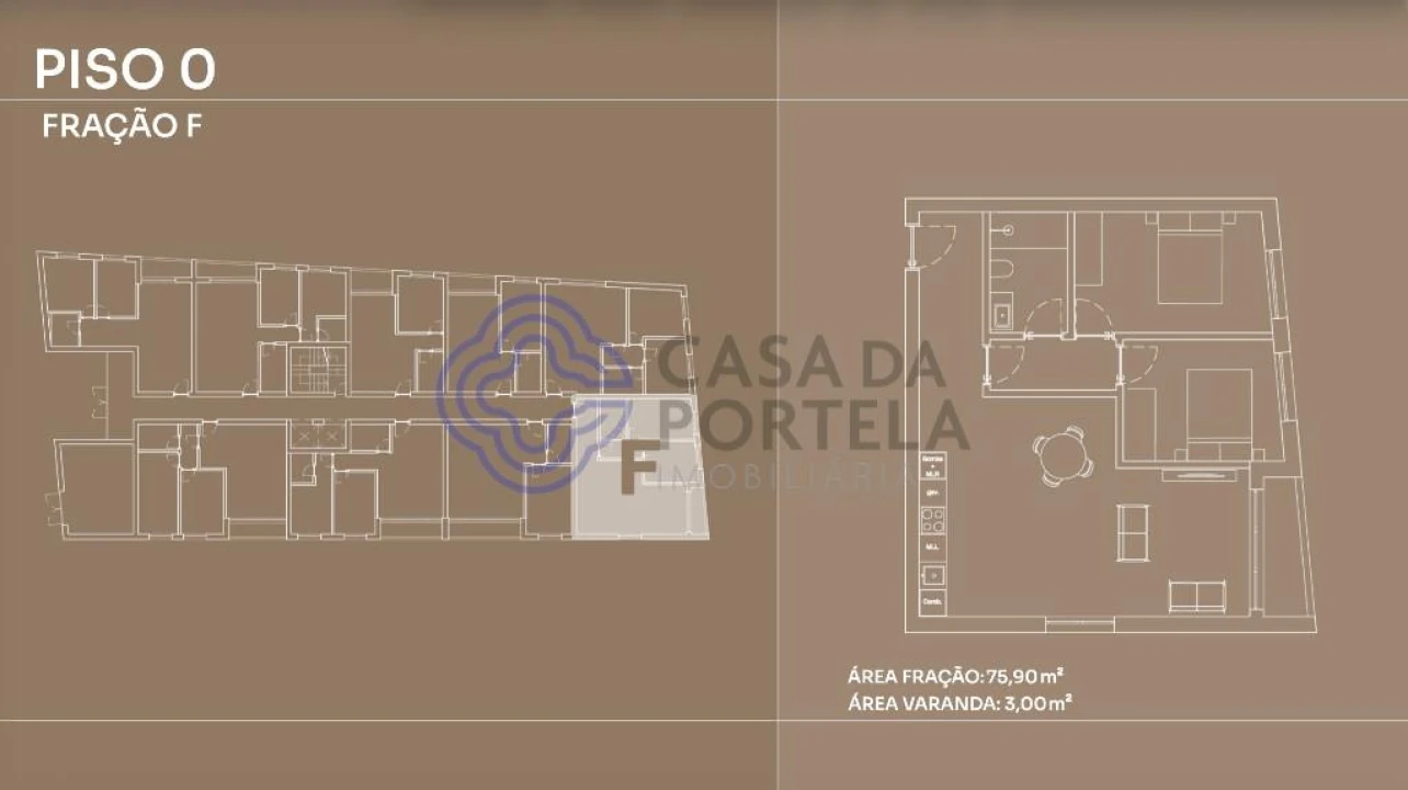 Apartamento T2 para Venda em Canidelo Foto 16