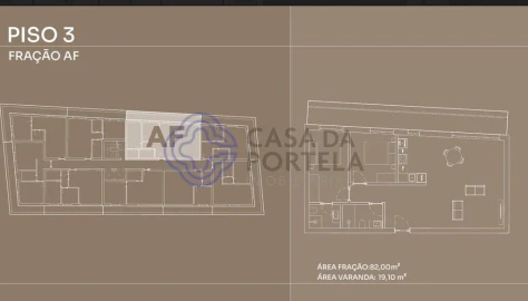 Apartamento T2 para Venda em Canidelo