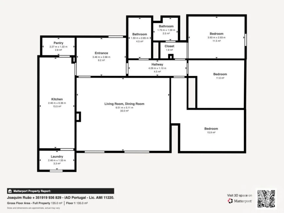 Apartamento T3 para Venda em Paredes Foto 40