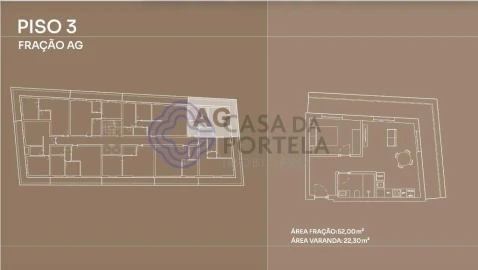Apartamento T1 para Venda em Canidelo