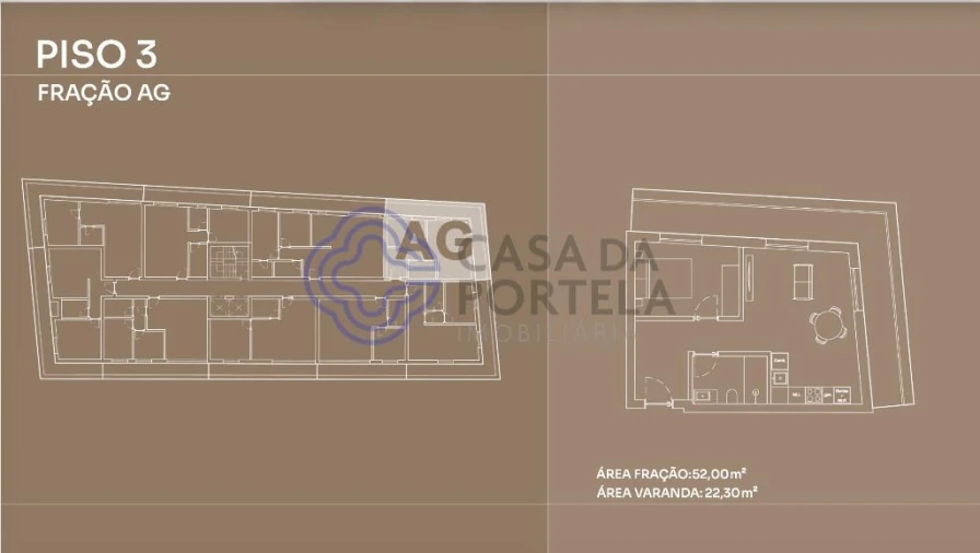 Apartamento T1 para Venda em Canidelo Foto 11