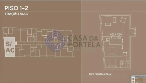 Apartamento T2 para Venda em Canidelo