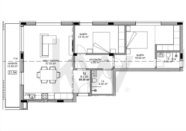 Apartamento T2 para Venda em Requeixo, Nossa Senhora de Fátima e Nariz