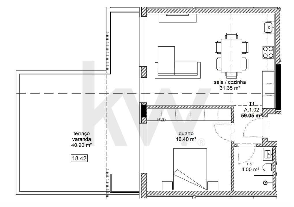 Apartamento T1 para Venda em Requeixo, Nossa Senhora de Fátima e Nariz Foto 14