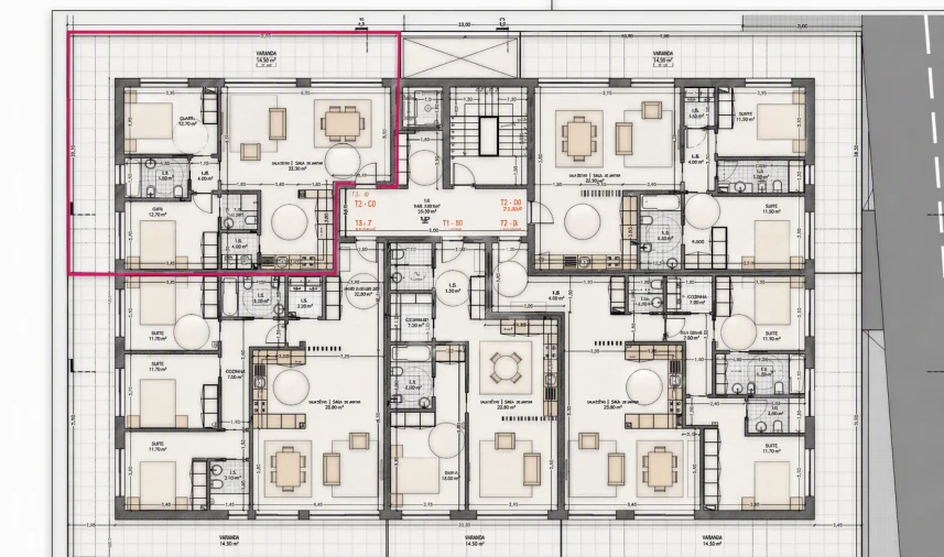Apartamento T2 para Venda em Viseu Foto 7