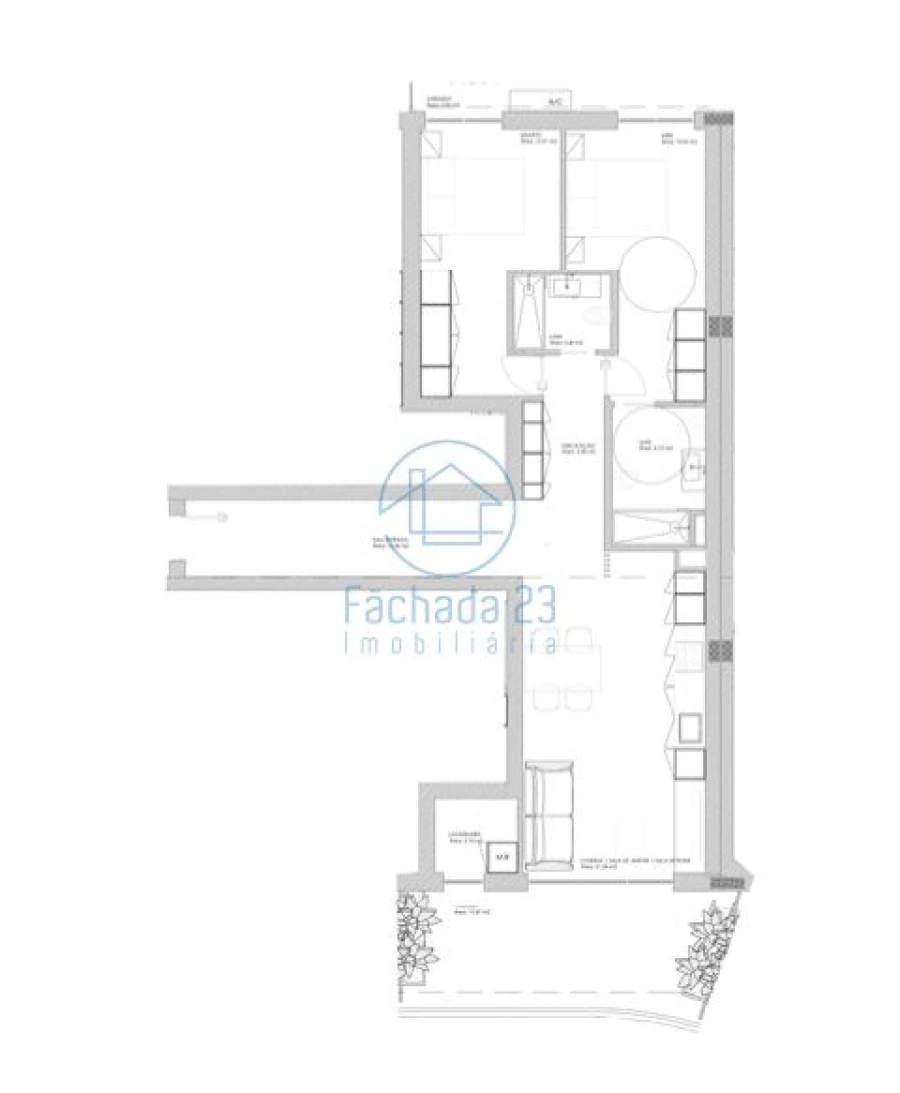 Apartamento T2 para Venda em Oliveira do Douro Planta 1