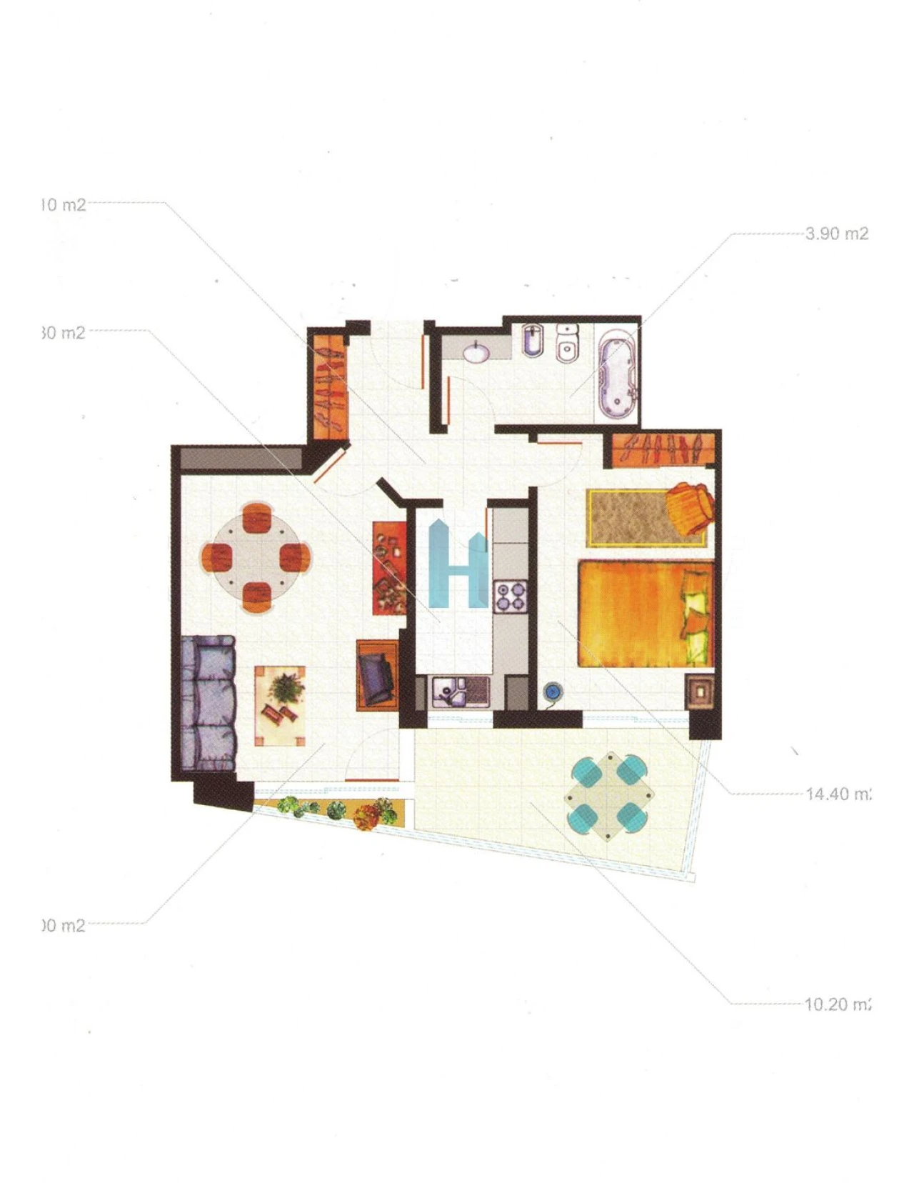 Apartamento T1 para Venda em Portimão Foto 12