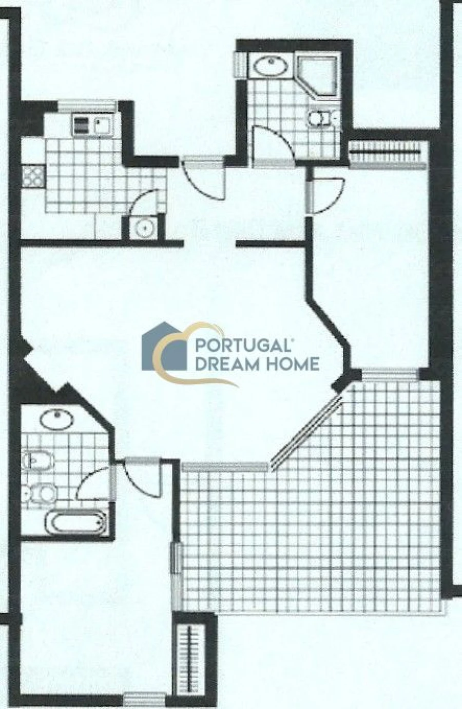 Apartamento T2 para Venda em Almancil Planta 1