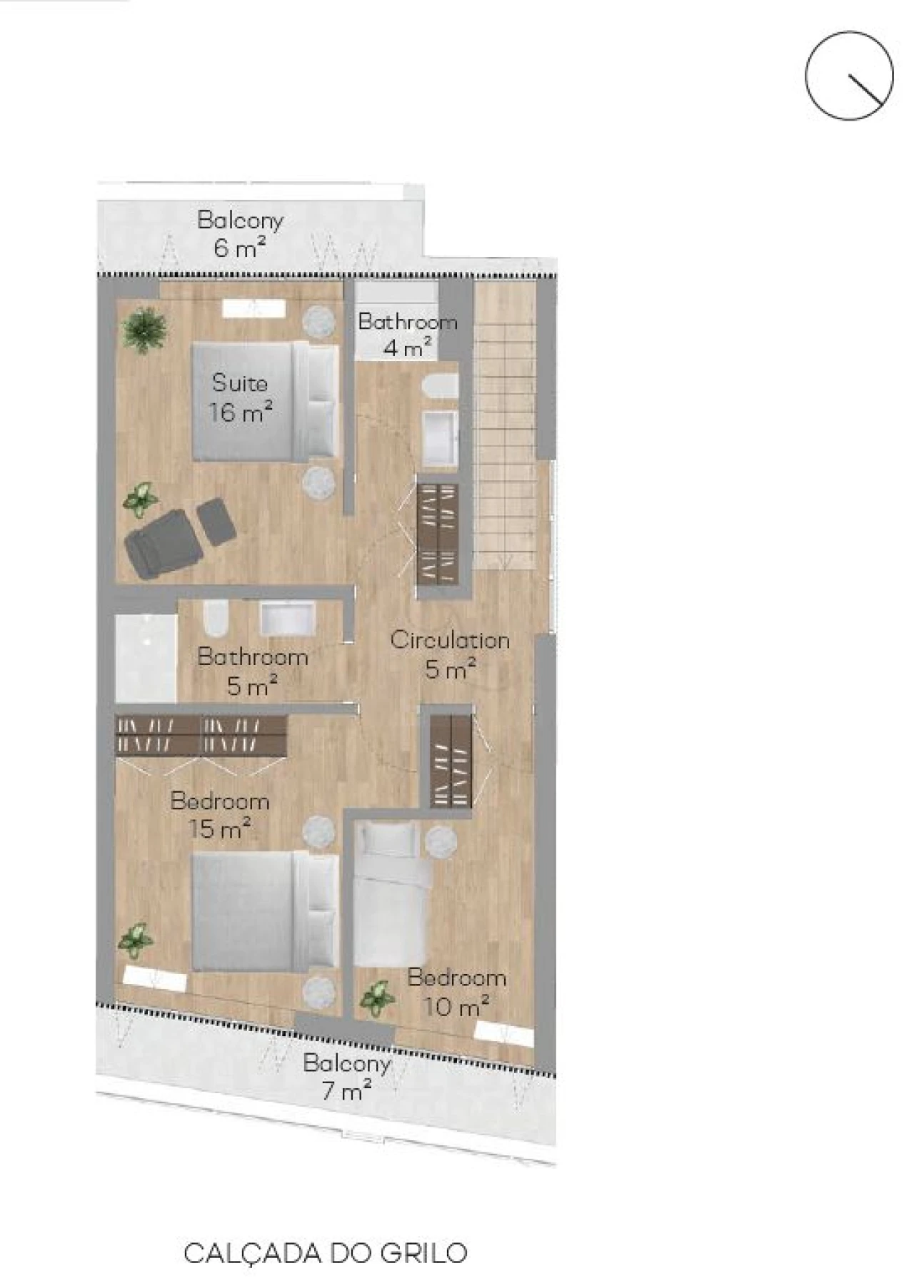 Apartamento T3 para Venda em Beato Planta 2