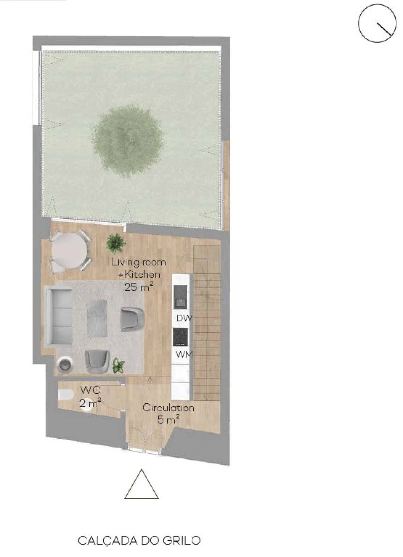 Apartamento T1 para Venda em Beato Planta 2
