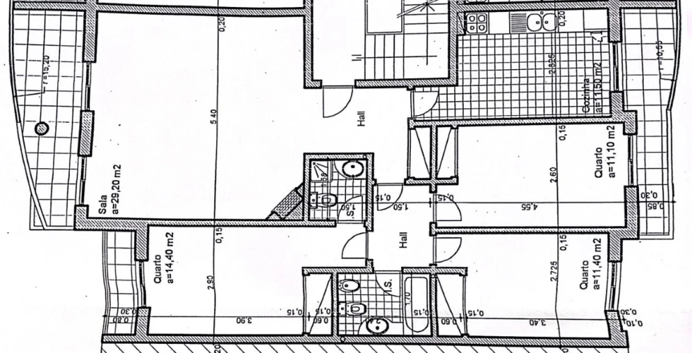 Apartamento T3 para Venda em Palmela Planta 1