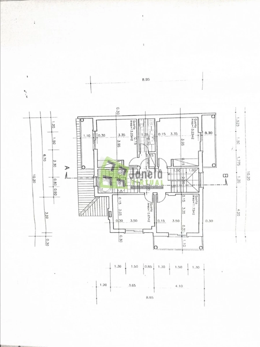 Moradia T4 para Venda em Corroios Planta 1