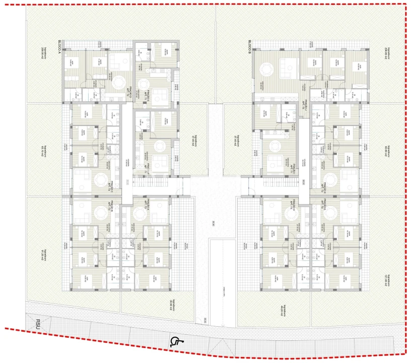 Apartamento T2 para Venda em Adães Planta 2