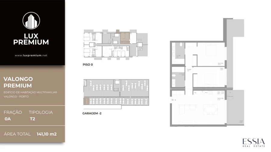 Apartamento T2 para Venda em Valongo Planta 1