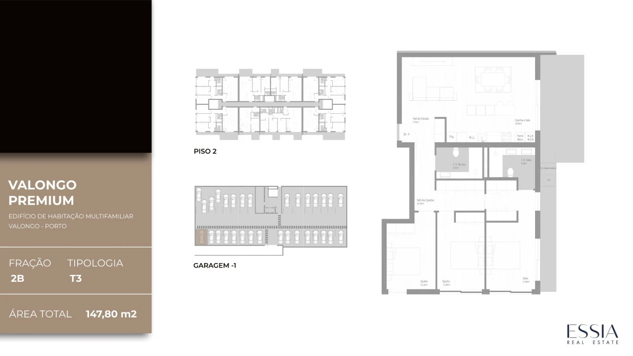 Apartamento T3 para Venda em Valongo Planta 2