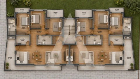 Apartamento T3 para Venda em Bustos, Troviscal e Mamarrosa