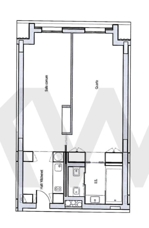 Apartamento T1 para Venda em Santo António