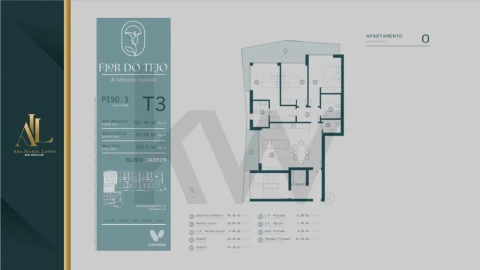 Apartamento T3 para Venda em Marvila, Ribeira Santarém, São Salvador, São Nicolau