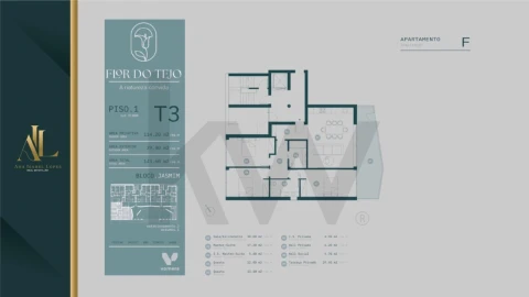 Apartamento T3 para Venda em Marvila, Ribeira Santarém, São Salvador, São Nicolau