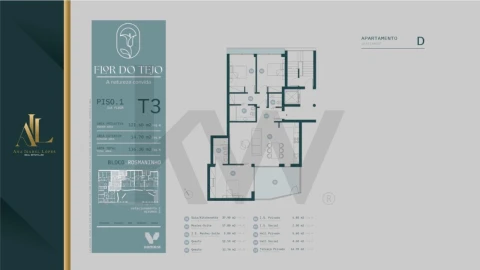 Apartamento T3 para Venda em Marvila, Ribeira Santarém, São Salvador, São Nicolau