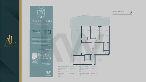 Apartamento T3 para Venda em Marvila, Ribeira Santarém, São Salvador, São Nicolau